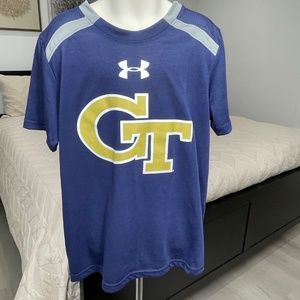 Under Armour Threadborne Georgia Tech Shirt Size Youth Small